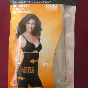 Flexees High Waist Thigh Slimmer Size Small